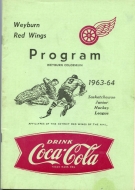 1963-64 Weyburn Red Wings game program