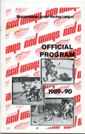 1989-90 Weyburn Red Wings game program