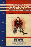 1935-36 Wichita Skyhawks game program