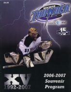 2006-07 Wichita Thunder game program