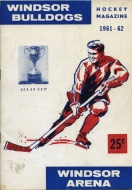 1961-62 Windsor Bulldogs game program