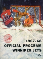 1967-68 Winnipeg Jets game program