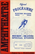 1944-45 Winnipeg Monarchs game program