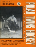 1973-74 Winston-Salem Polar Twins game program