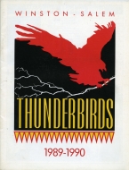 1989-90 Winston-Salem Thunderbirds game program