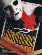 1990-91 Winston-Salem Thunderbirds game program