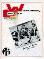 1991-92 Wisconsin Capitols game program