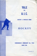 1961-62 Yale University game program
