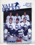1996-97 Yale University game program