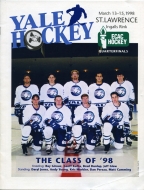 1997-98 Yale University game program