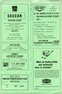 1973-74 Yorkton Terriers game program