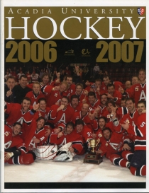 Acadia University 2006-07 game program