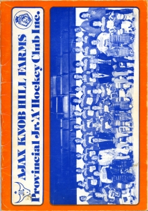 Ajax Knob Hill Farms 1975-76 game program