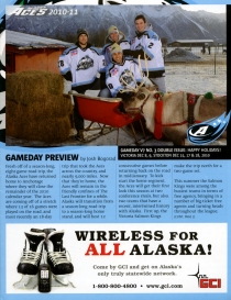 Alaska Aces 2010-11 game program
