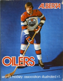 Alberta Oilers 1972-73 game program