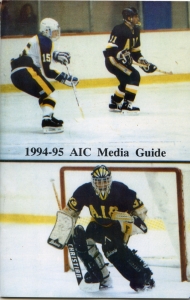 American International College 1994-95 game program