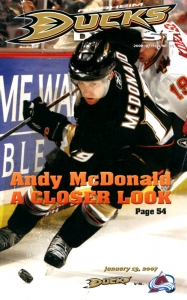 Anaheim Ducks 2006-07 game program