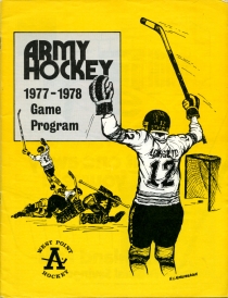 Army 1977-78 game program