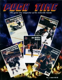 Asheville Smoke 1998-99 game program