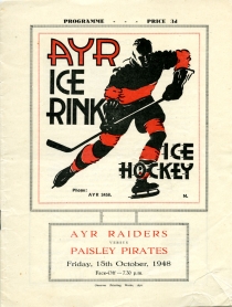 Ayr Raiders 1948-49 game program