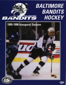 Baltimore Bandits 1995-96 game program
