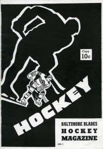 Baltimore Blades 1944-45 game program