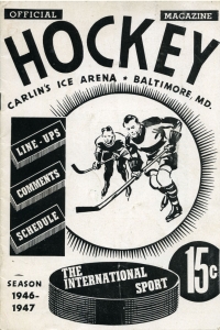 Baltimore Clippers 1946-47 game program
