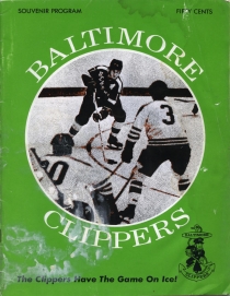 Baltimore Clippers 1971-72 game program