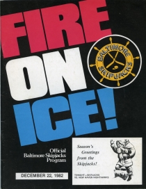 Baltimore Skipjacks 1982-83 game program
