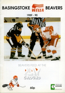 Basingstoke Beavers 1989-90 game program