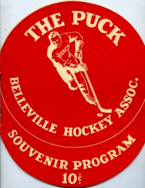 Belleville Rockets 1949-50 game program
