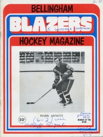 Bellingham Blazers 1973-74 game program