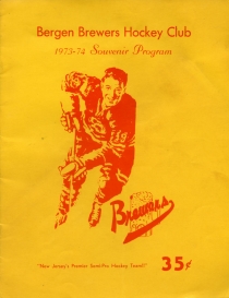 Bergen Brewers 1973-74 game program