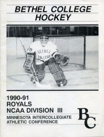 Bethel College 1990-91 game program