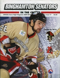 Binghamton Senators 2009-10 game program