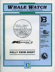 Binghamton Whalers 1987-88 game program