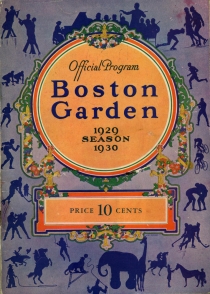 Boston Bruins 1929-30 game program