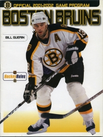 Boston Bruins 2001-02 game program