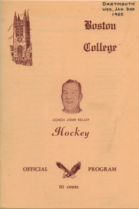Boston College 1961-62 game program