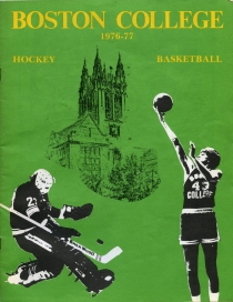 Boston College 1976-77 game program