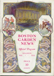Boston Cubs 1931-32 game program