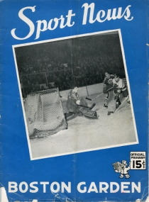 Boston Olympics 1942-43 game program