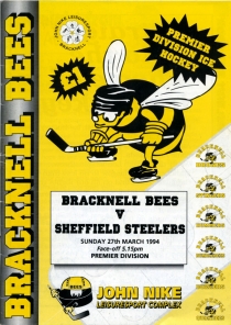 Bracknell Bees 1993-94 game program