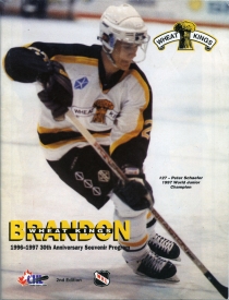 Brandon Wheat Kings 1996-97 game program