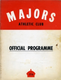 Brantford Majors 1970-71 game program