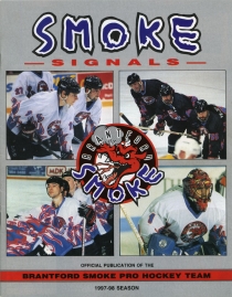 Brantford Smoke 1997-98 game program