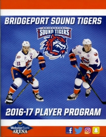 Bridgeport Sound Tigers 2016-17 game program