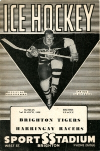 Brighton Tigers 1957-58 game program