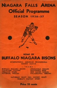 Buffalo Bisons 1936-37 game program
