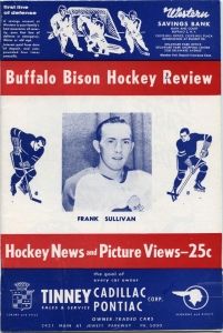 Buffalo Bisons 1954-55 game program